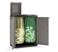 PATTUMIERA SPLIT 2A CM.68X39X85 GRIGIO