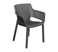 Keter poltrona elisa graphite 57.7x62.5x(h)79 cm giardino - 3000-59248