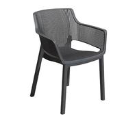 Keter poltrona elisa graphite 57.7x62.5x(h)79 cm giardino - 3000-59248
