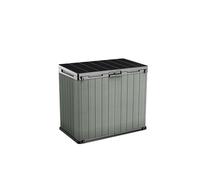 Keter Porta Attrezzi da Esterno Store-It-Out Darwin, Ideale per il Giardino, Verde, 140x80x120H cm, 1150 L