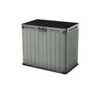 Keter Porta Attrezzi da Esterno Store-It-Out Darwin, Ideale per il Giardino, Verde, 140x80x120H cm, 1150 L