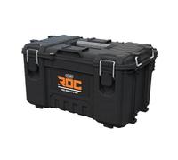 Keter ROC Pro Gear - Cassetta degli attrezzi resistente, modulare, impilabile, leggera, durevole, impermeabile IP65, colore: nero