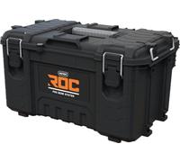 Keter ROC Pro Gear - Cassetta degli attrezzi resistente, modulare, impilabile, leggera, durevole, impermeabile IP65, colore: nero