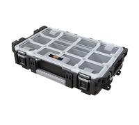 Keter ROC Pro Gear - Contenitore porta attrezzi resistente, 55,9 cm, colore: Nero/Grigio