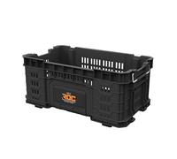 Keter ROC Pro Gear Heay Duty Cassetta portautensili, modulare, impilabile, leggera, resistente, nera