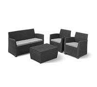 MIA LOUNGE SET Con Cuscini Poltrone 66,5x67x75,5h Divano 135X72X76h Tavolo Conte