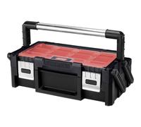 CURVER Scatola CANTILEVER 18" con 18 scomparti nero / rosso
