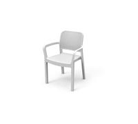 Keter Sedia da Esterno Bella Chair, Colore Bianco