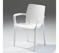 Keter poltrona melody bianco