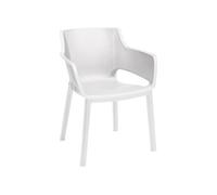 Sedia da Giardino con Braccioli Keter Elisa Bianco - 3000470K40001