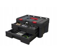 Keter Stack 'N' Roll 37,1 l scatola con 2 cassetti