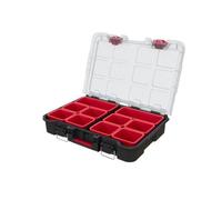 Keter Stack n' Roll - Organizer modulare fai da te, contenitori rimovibili, impilabili, leggeri, durevoli, resistenti all'acqua, colore nero