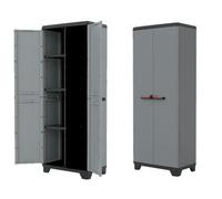Keter Stilo portascope armadio in resina grigio/nero cm. 68x39x173