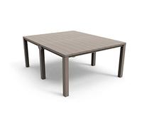 Tavolo allungabile giardino cappuccino in resina tavoli da esterno balcone