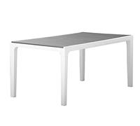 Tavolo Per Esterno In Resina 160x90 Doghe Effetto Legno Harmony Keter Cappuccino
