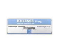 IST.LUSOFARMACO D'ITALIA SpA KETESSE*20 CPR RIV. 25 MG