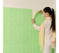 KeTian - Adesivo da parete 3D, 70 x 77 cm, colore: Verde chiaro