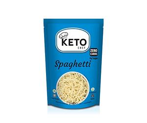 Keto Chef Pasta vegana sottile per spaghetti - Pasta Konjac istantanea paleo friendly, zero grassi, Shirataki, zucchero e carboidrati, dieta sana e senza calorie, pronta da mangiare (270 g)