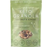 Keto Hana Cocco e mandorle Keto Granola Originale Burro Keto Dieta Senza cereali Senza zuccheri raffinati Senza glutine 1,1 g Carboidrati netti Cereali per la colazione - 300 gr/0,6 libbre