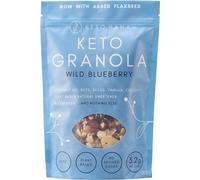 Keto Hana Mirtillo selvatico Keto Granola Dieta cheto Vegana Senza cereali Senza Senza latticini A base di piante senza zuccheri raffinati Senza glutine 2,3 g Carboidrati netti Cereali per la colazione - 300 gr/0,6 libbre