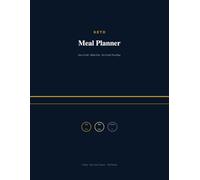Keto Meal Planner Large 8.5x11 | Low Carb High Fat Weekly Planning | Net Carbs Per Day