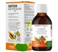 Keto Slim - Drenante Forte Liquido 200ml, Diuretico Naturale con Tè Ve