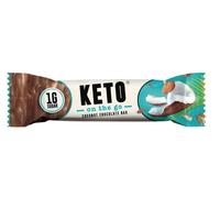 KETO Tavoletta di cioccolato al cocco, barretta di cocco con cioccolato al latte, 35 g Certificato CZ-BIO-001