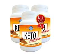 KetoDietSlim nutraceutico. Offerta 3 confezioni, 180 capsule, per tre mesi di trattamento. Riduce l'assorbimento di zuccheri e carboidrati