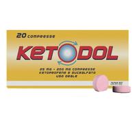 Ketodol 20 Compresse Antinfiammatorio 25mg + 200mg