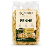 KETOGUSTO - Pasta Keto Formula Avanzata, Pasta Chetogenica prodotti, ketogenica cibo Ideale per Dieta Keto e Low Carb, Gusto e Consistenza Ottimi, Prodotto in Italia - Penne (250g)