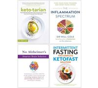 Ketotarian, The Inflammation Spectrum, The Anti-inflammatory & Autoimmune Cookbook, Intermittent Fasting The Complete Ketofast Solution 4 Books Collection Set