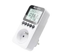 KETOTEK Misuratori di Energia Wattmetro Presa, Digitale Consumo Energetico Meter 3680W Contatore Elettrico con Display LCD Misuratore di Consumo Elettrico Misuratore di Consumo