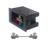 KETOTEK Voltmetro Amperometro Digitale LCD Multimetro DC 7-20V con 100A Shunt Misuratore di Tensione 4 in 1 Volt Amp Watt KWH Meter