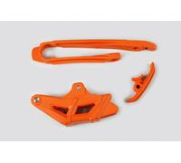 Kit pattino fascia cruna forcellone scorri catena UFO KTM EXC 300 2017 2018 2019