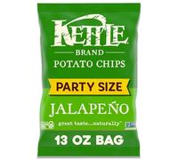Kettle Brand Patatine fritte, Jalapeno Kettle Chips, Party Size, 368,5 g