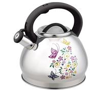 Kettle di tè Taiola Whistling Kettle 3L in acciaio inossidabile tè piatto fischiatore Teleramo caldo caldaia riscaldamento Colore che cambia il bollitore su un bollitore (A)