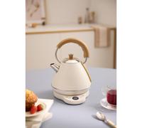 KETTLE RETRO PRO - Bollitore Elettrico Da 1 L Con Controllo Della Temperatura Bianco Panna