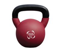 Kettlebell 24kg bordeaux Body Revolution con base piatta in ghisa