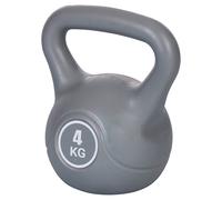 Kettlebell 4 Kg, per allenamento, grigio, FitLover