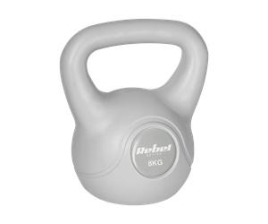 Kettlebell 8kg Kugelhantel Gewicht für Übungen ABS Rebel