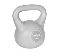 Kettlebell da 16 g, manubrio grigio, peso a sfera per esercizi addominali Rebel