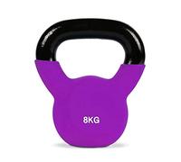 Kettlebell da 8 Kg in Ghisa Peso per Allenamento di tutto il Corpo Cross Training Pesi Palla con Presa Antiscivolo