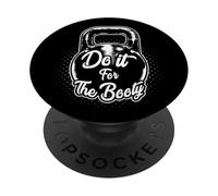 Kettlebell Do It for the Booty Gym Training PopSockets PopGrip Adesivo