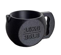 Kettlebell Ice Holder, Novelty Dessert Cup, Pint Cream Container, Fun Kitchen Display Accessory, ice cream pint holder for home gym party serving yogurt snack organizer housewarming gift for men women