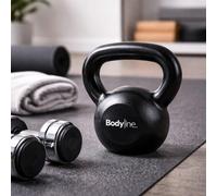 Bodyline Kettlebell In Ghisa 12 Kg Pesi - Manubrio Russo Professionale Per Allenamento Funzionale, Palestra E Fitness Casa Con Impugnatura Ergonomica