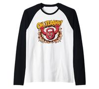 Kettlebell Motivazionale per l'allenamento della Forza in Palestra Maglia con Maniche Raglan