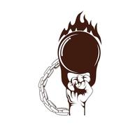 kettlebell peso mano sollevata kettlebell alzata mano con kettlebell Adesivi con scritte 50.4x83.7cm Rimovibile senza lasciare residui di colla Caffè