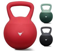 Kettlebell Regolabile con Riempimento di Acqua, Sabbia & Sabbia di Ferro - Kettlebell Ponderata Rivestita in PVC per Allenamento Forza, Brucia Grassi & Palestra Casa 1-30 KG (Rosa)