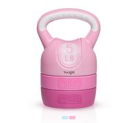 Kettlebell regolabile in cemento, rosa, 5,4 kg