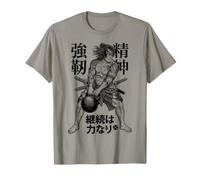 Kettlebell Samurai Warrior Gym Workout Giapponese Kanji Maglietta